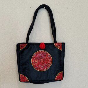 Chinese Style Purse (Black & Red)